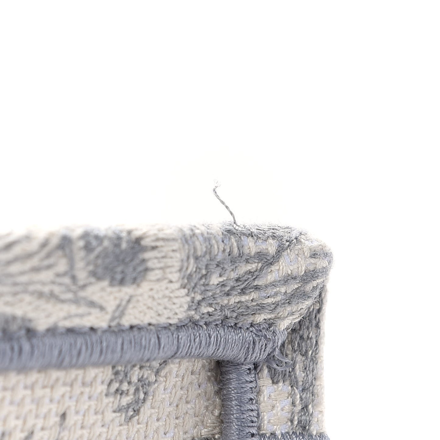 Canvas Embroidered Medium Dioriviera Toile De Jouy Book Tote Gray