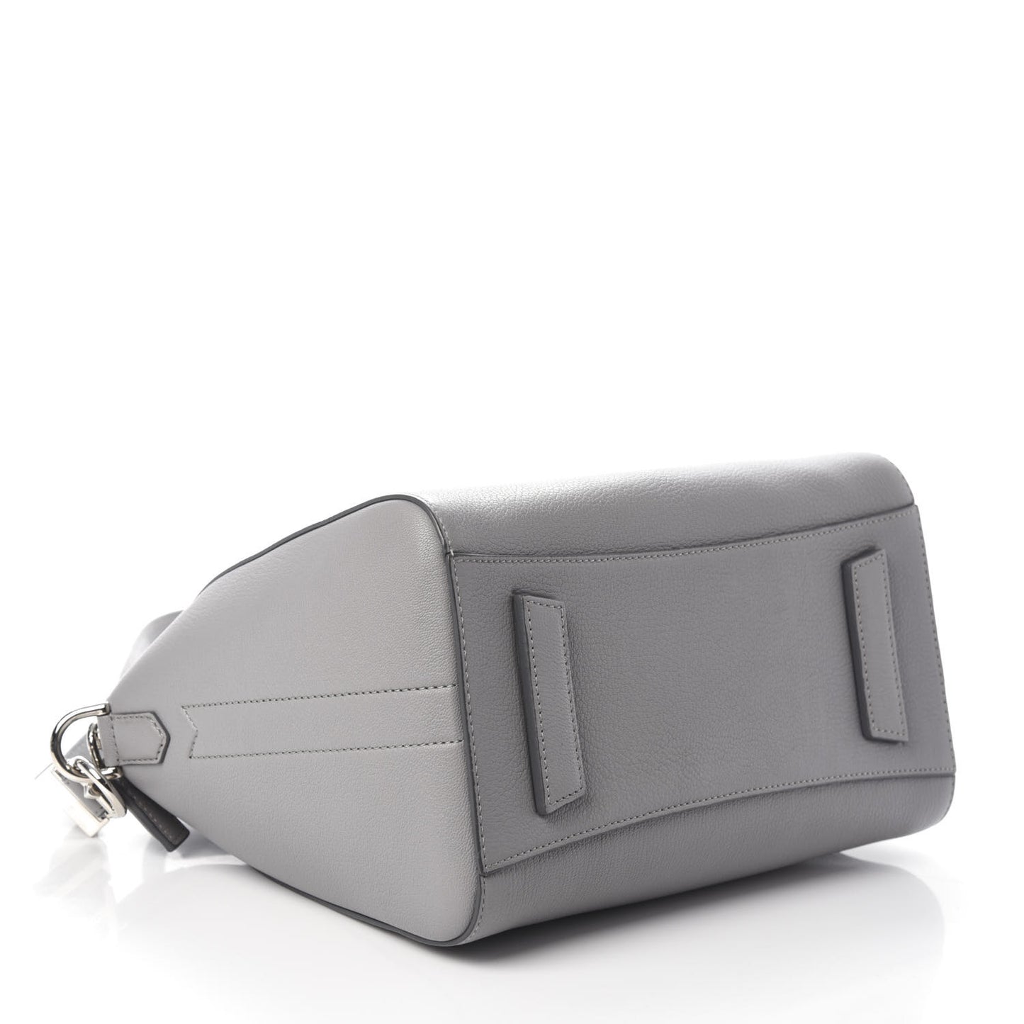 Sugar Goatskin Small Antigona Pearl Grey