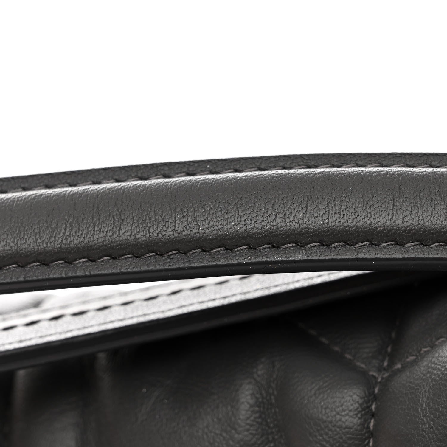 Saint Laurent Lambskin Quilted Small Loulou Puffer Monogram Chain Satchel Concrete 12 of 16
