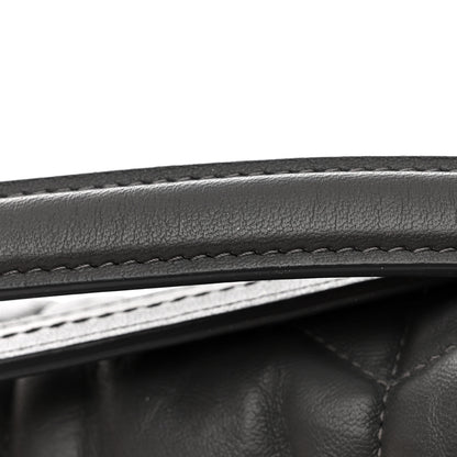 Saint Laurent Lambskin Quilted Small Loulou Puffer Monogram Chain Satchel Concrete 12 of 16