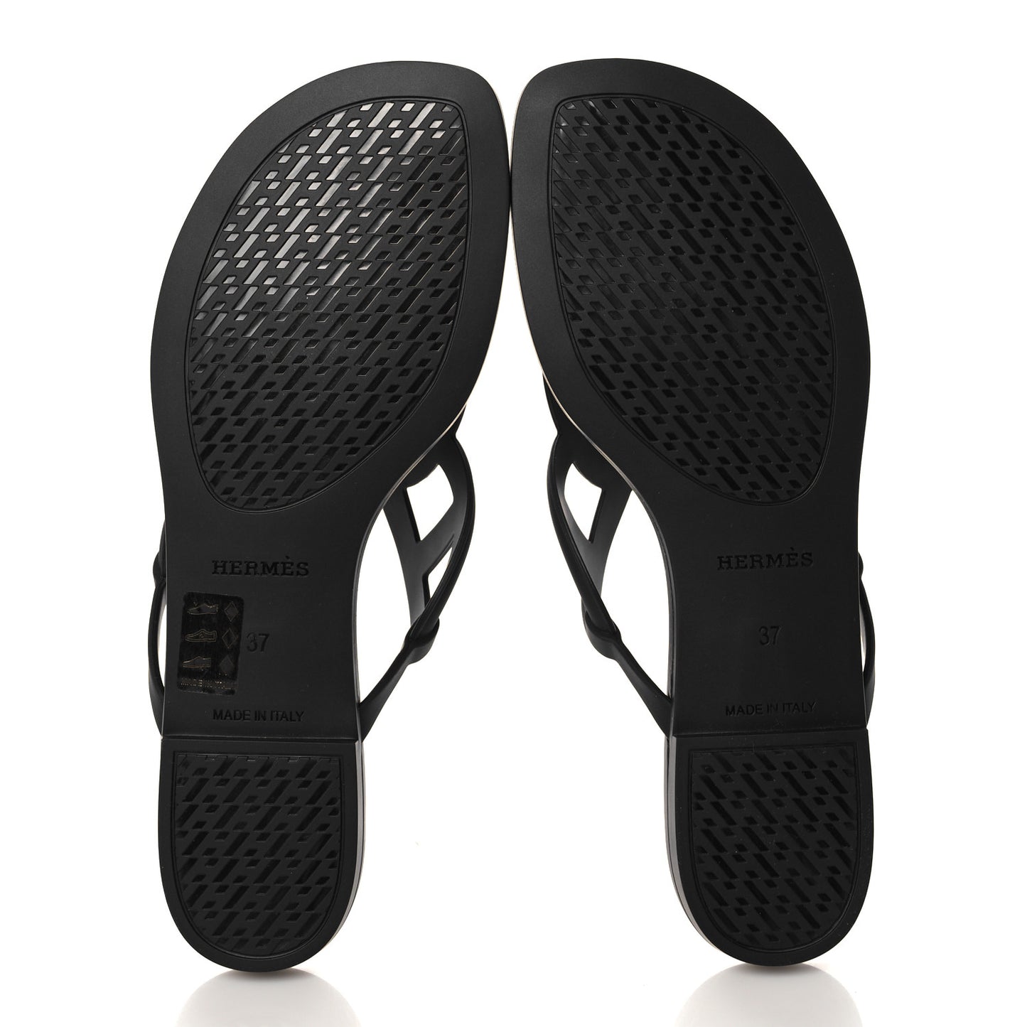 Rubber Womens Egerie Sandals 37 Black