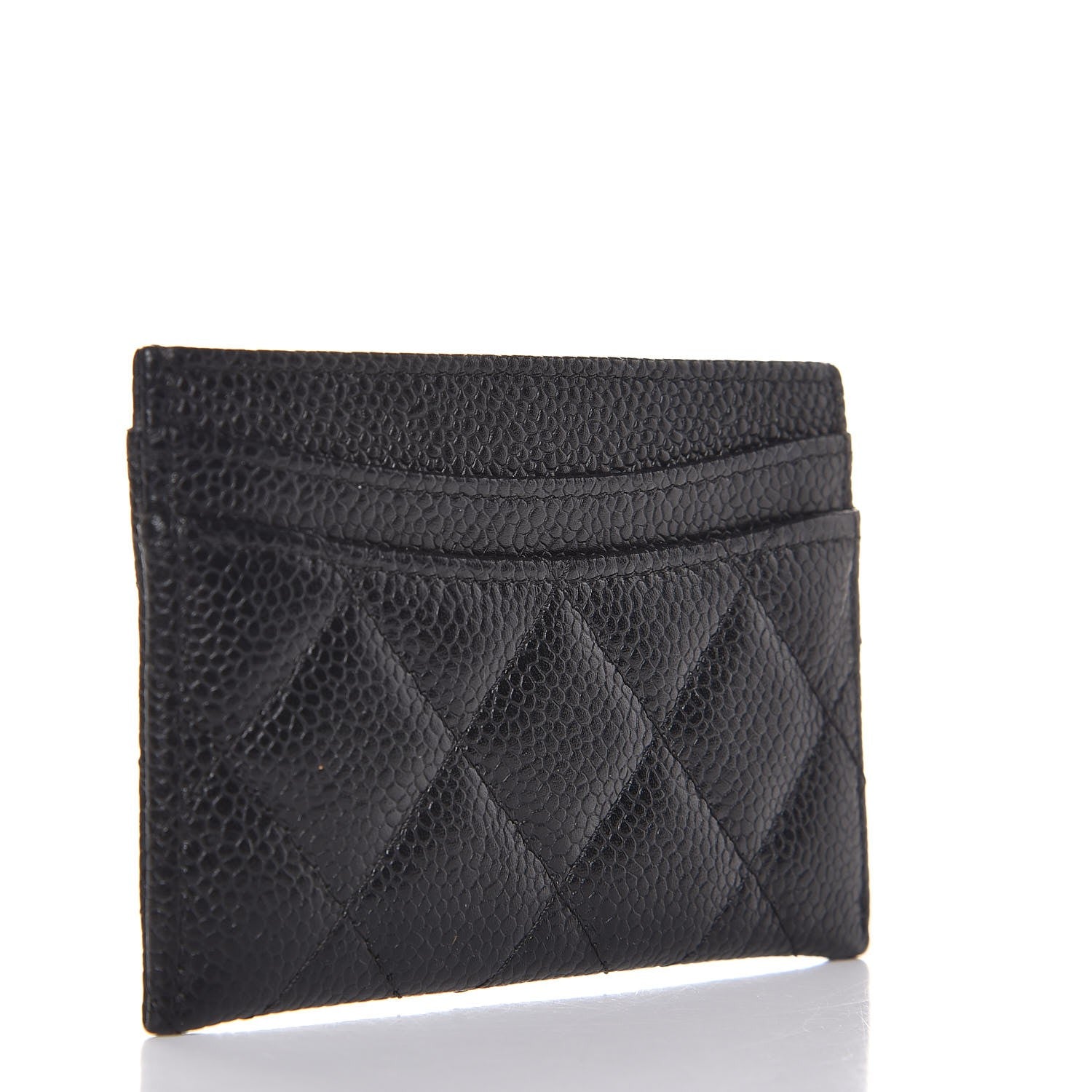 Chanel Caviar Quilted Card Holder Black 3 of 8
