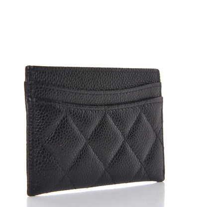 Chanel Caviar Quilted Card Holder Black 3 of 8