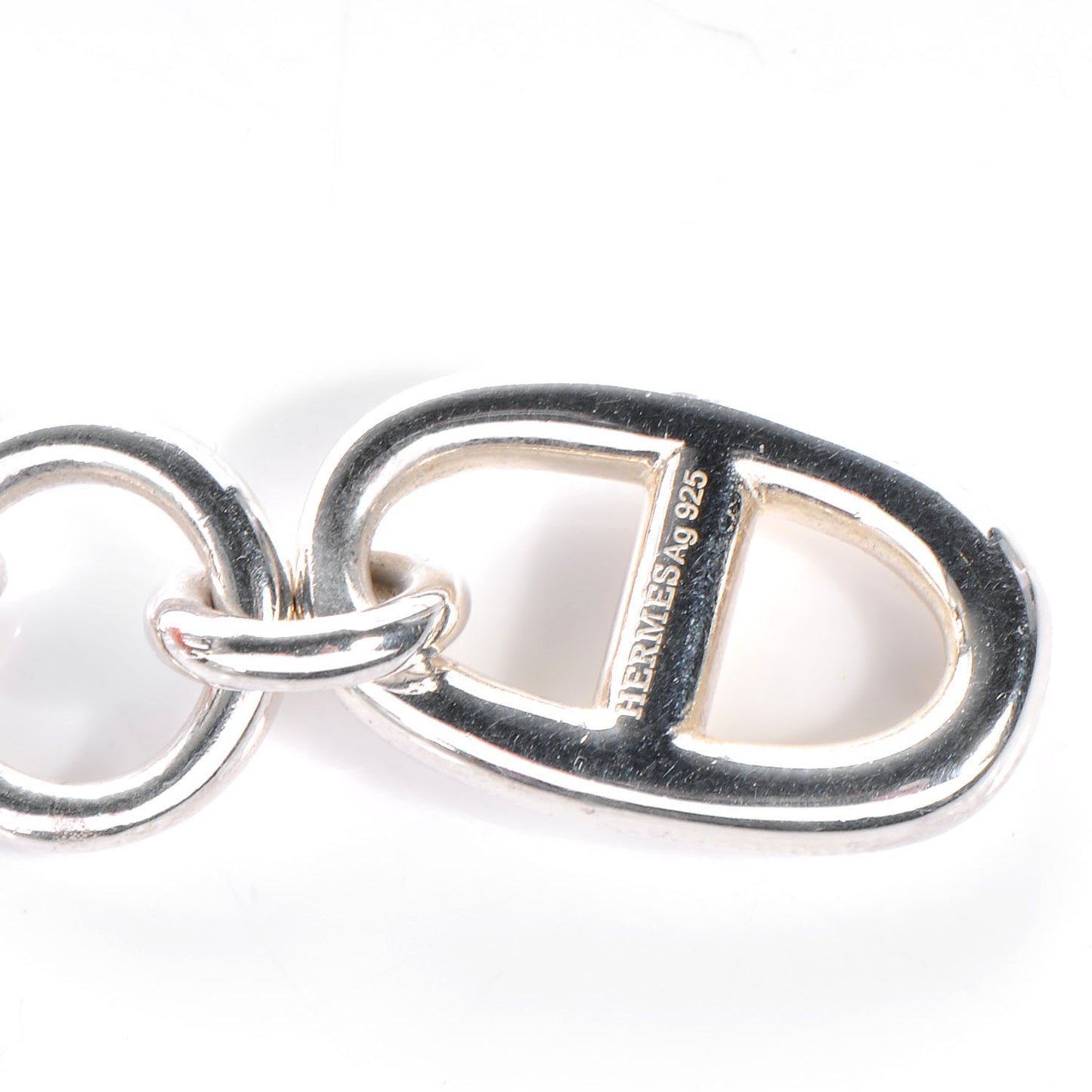 Sterling Silver Amulette Chaine d'Ancre Necklace