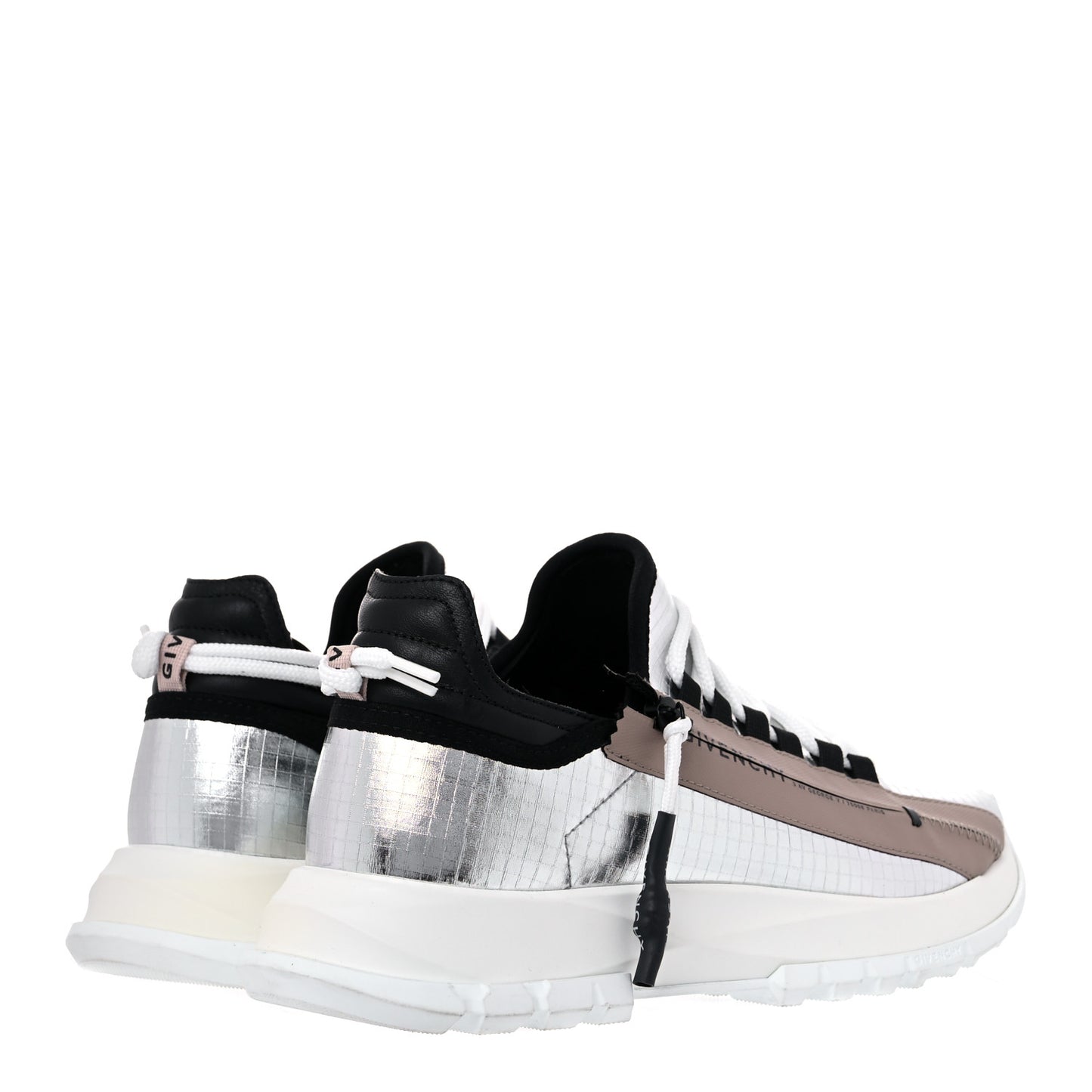 Metallic Spectre Low Runners Sneakers 39 Silver Black