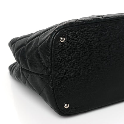 Chanel Caviar Quilted CC Timeless Soft Tote Black 8 of 9