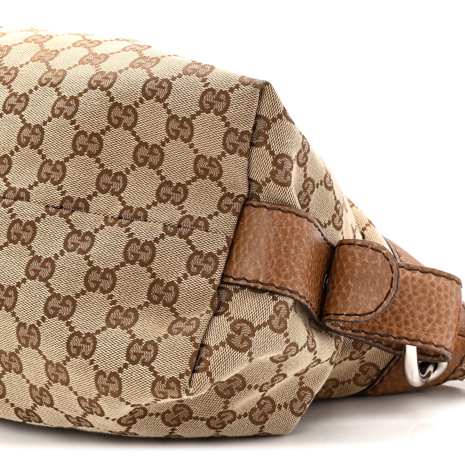 Gucci Monogram Bamboo Bar Medium Tote Brown 10 of 10