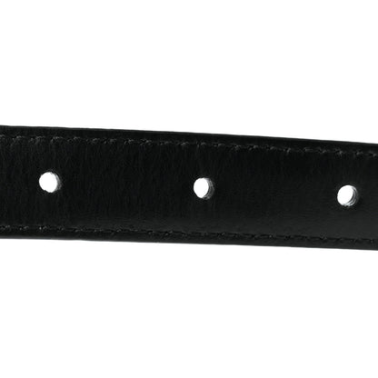 Celine Box Calfskin Small 18mm Triomphe Belt 75 30 Black 5 of 6