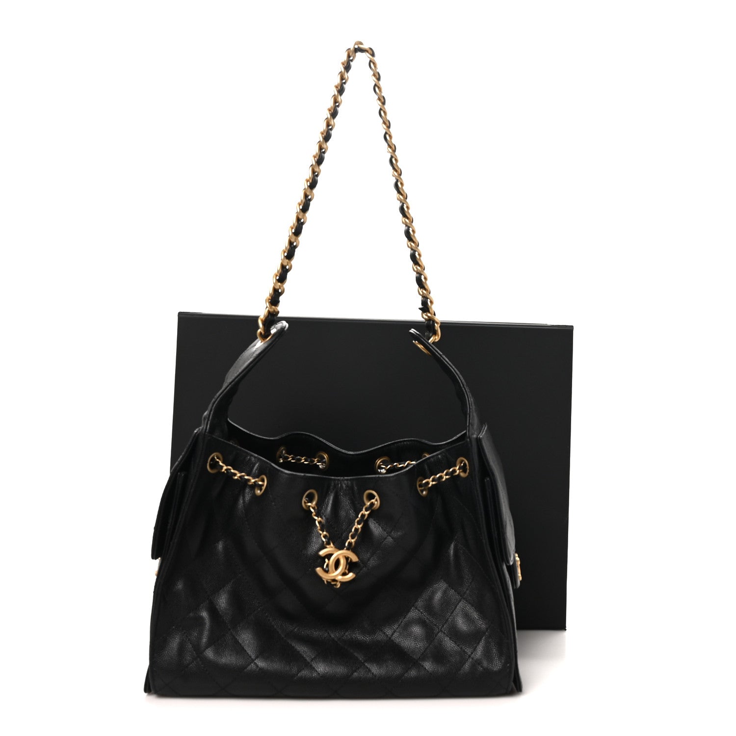 Chanel Caviar Quilted Small Chanel 25 Handbag Black 11 of 11