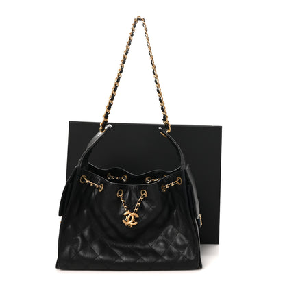 Chanel Caviar Quilted Small Chanel 25 Handbag Black 11 of 11