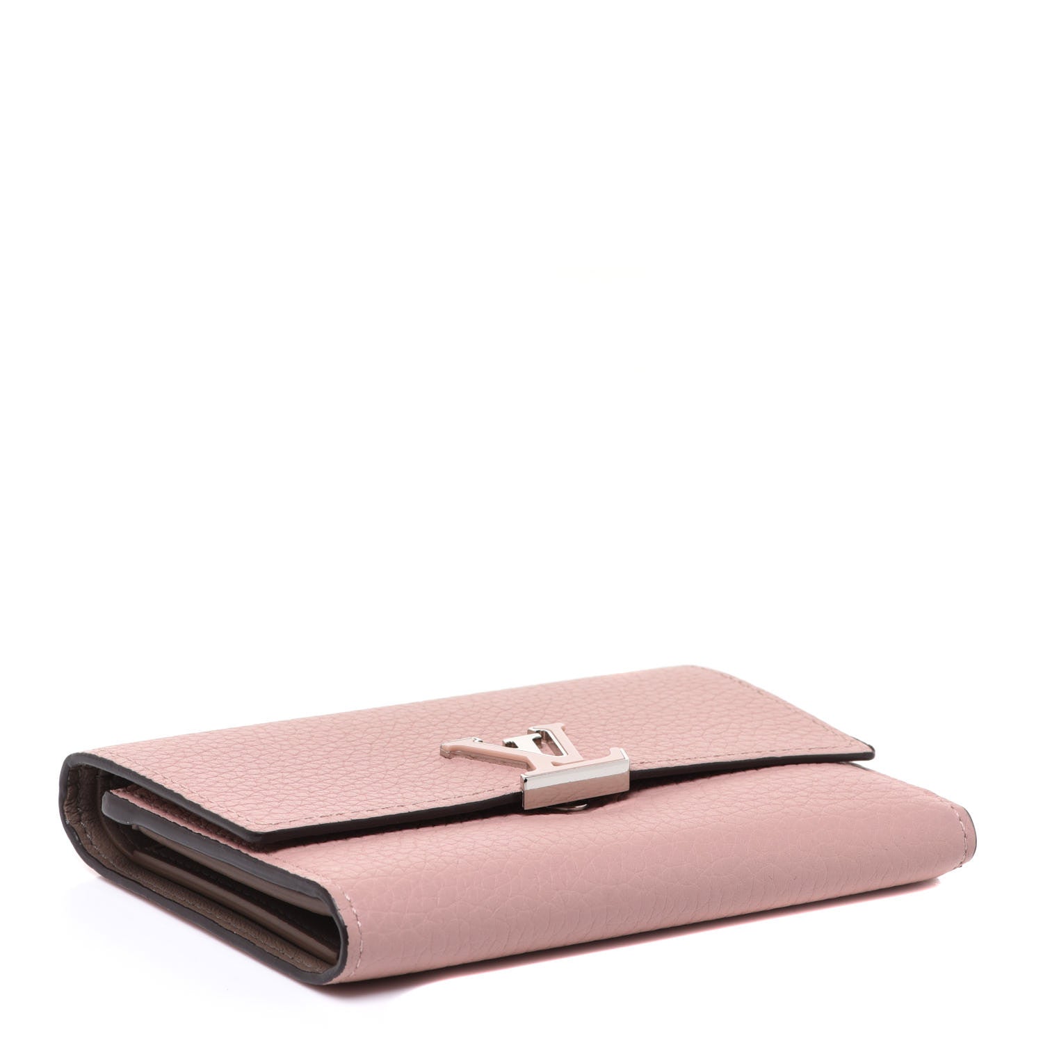 Louis Vuitton Taurillon Capucines Compact Wallet Magnolia 4 of 6