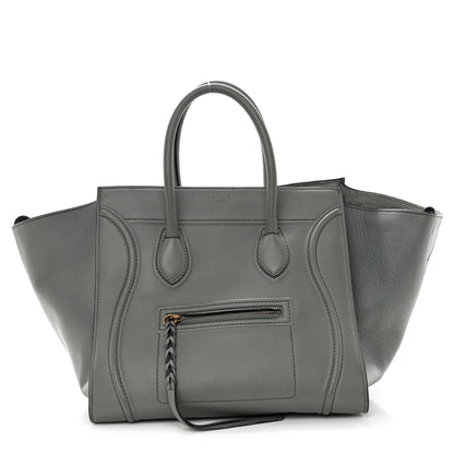 Celine Supple Calfskin Medium Phantom Luggage Glacier 1 of 10