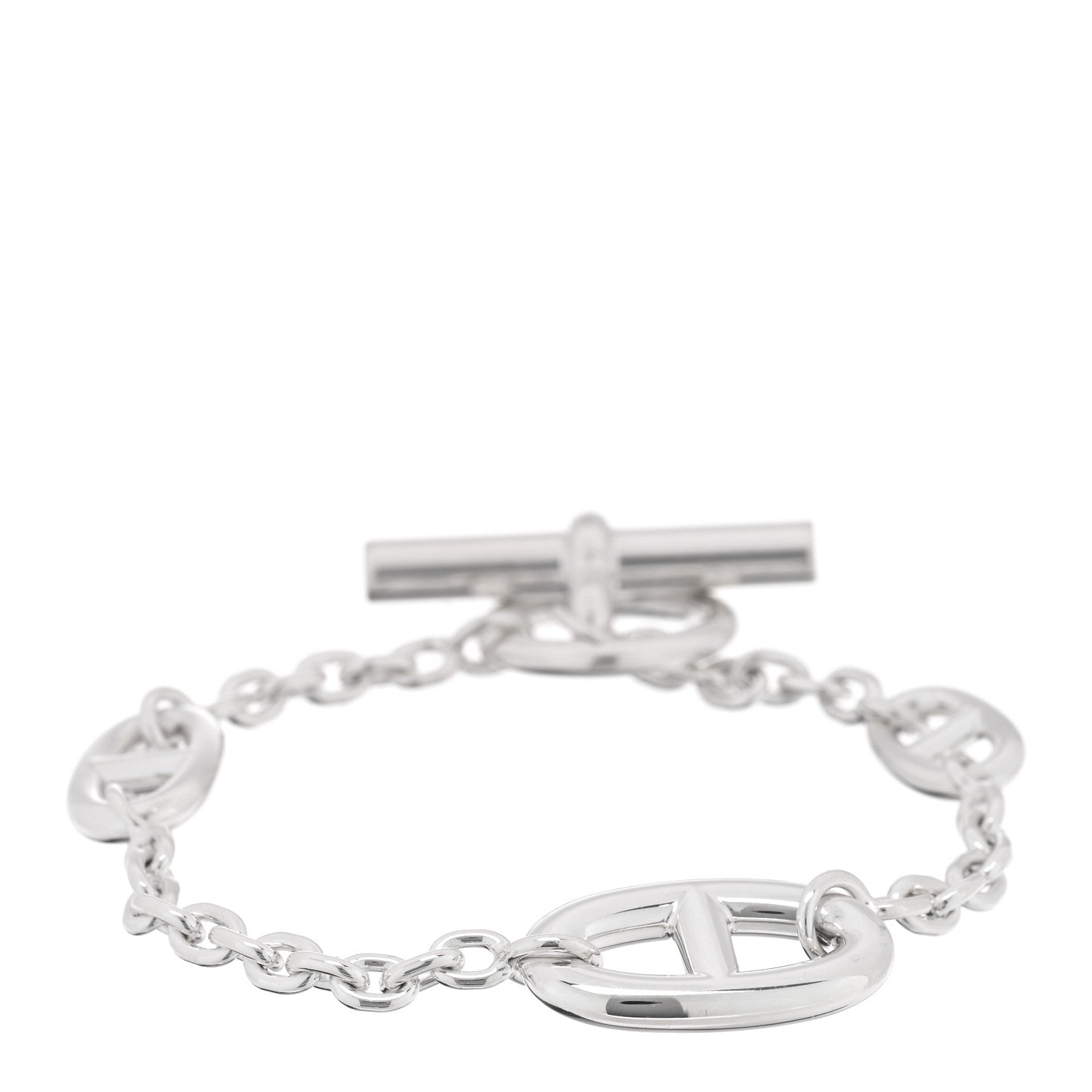 Hermes Sterling Silver Farandole Bracelet 2 of 4
