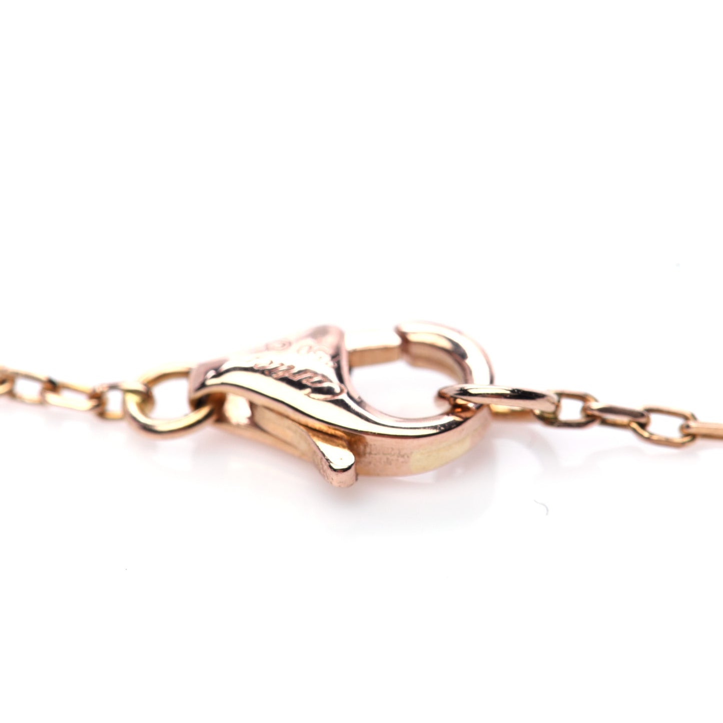 18K Pink Yellow White Gold Trinity Heart Bracelet