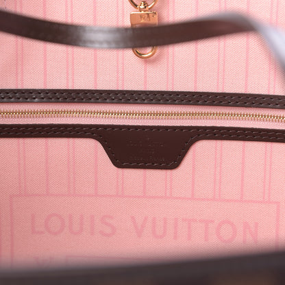 Louis Vuitton Damier Ebene Neo Neverfull MM Rose Ballerine 7 of 11