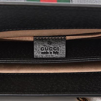 Gucci Calfskin GG Web Small Ophidia Chain Shoulder Bag Black 6 of 10