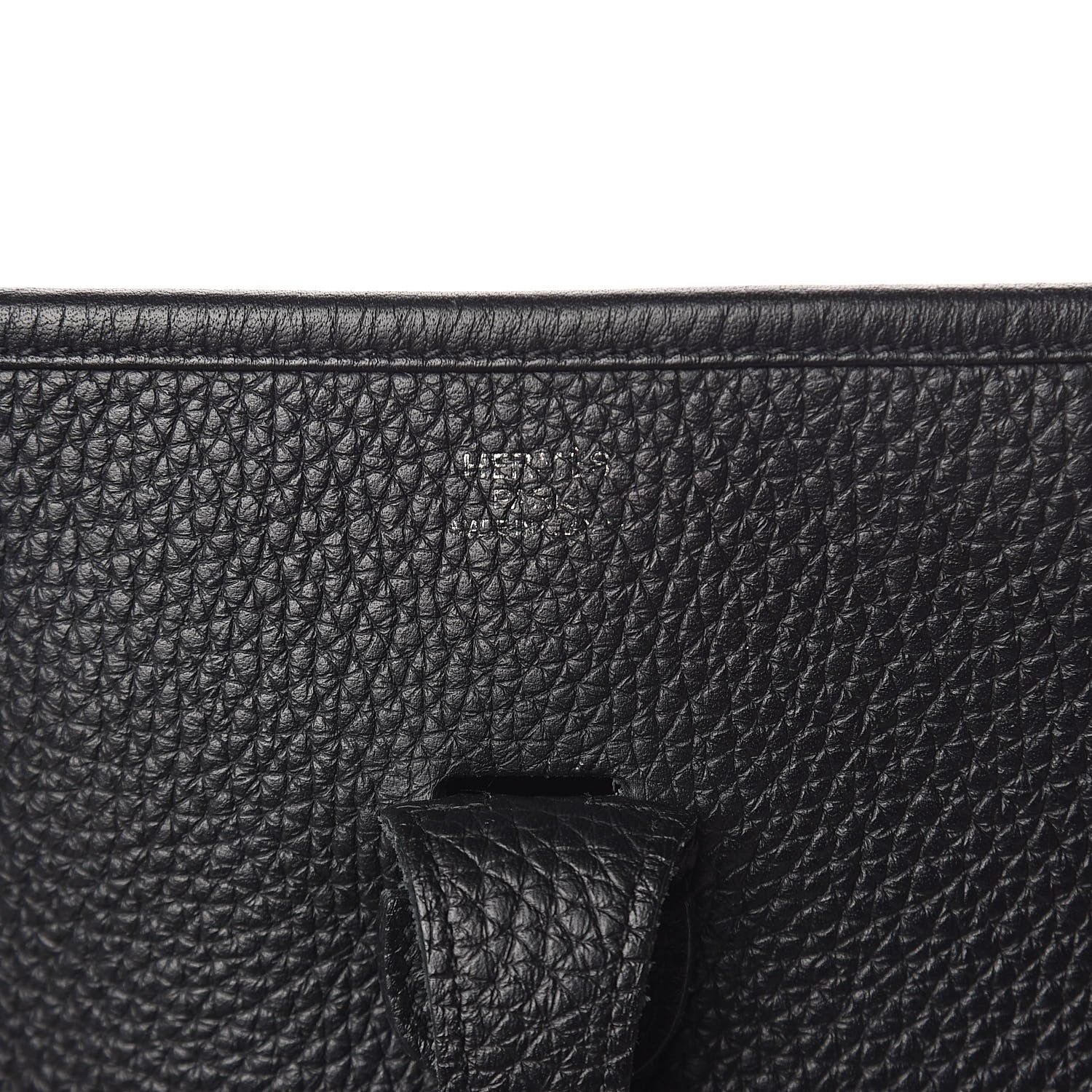 Hermes Taurillon Clemence Evelyne III PM Black 6 of 10