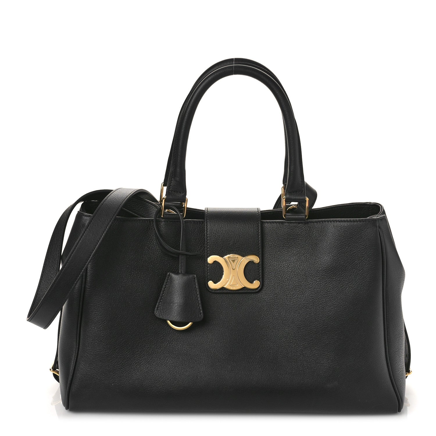 Celine Supple Calfskin Medium Appoline Black 1 of 8