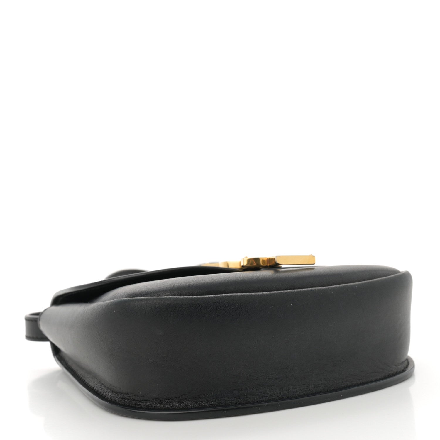 Saint Laurent Smooth Calfskin Classic Monogram Small Kaia Satchel Black 4 of 10