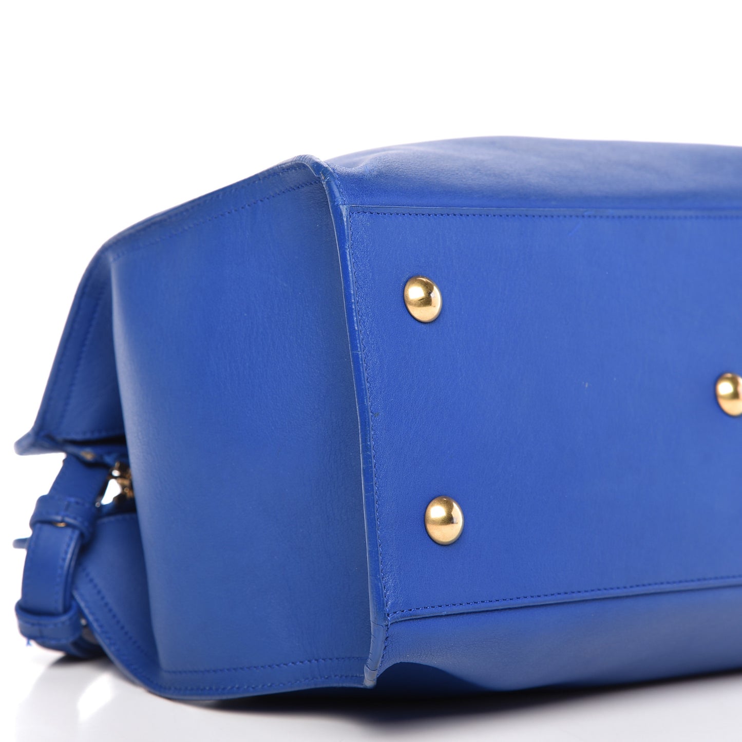 Calfskin Small Classic Y Cabas Royal Blue