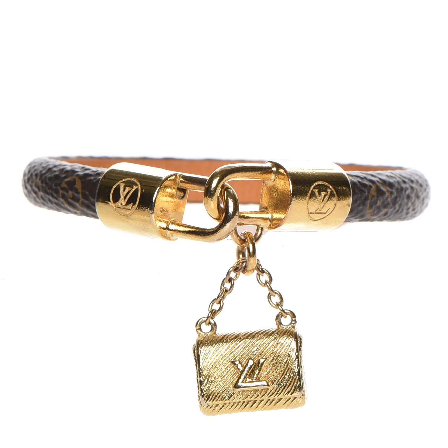 Louis Vuitton Monogram Twist Lock Bracelet 17 1 of 6
