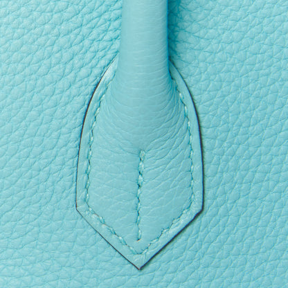 Hermes Togo Birkin 30 Bleu Atoll 10 of 29