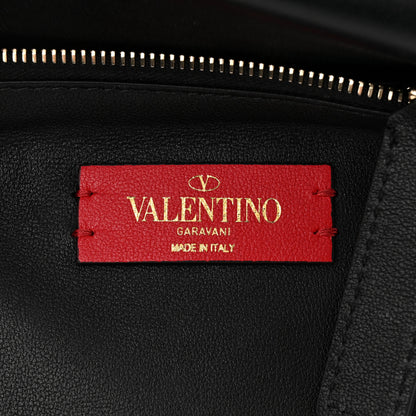 Valentino Garavani Vitello Rockstud Side Slip Crossbody Black 6 of 10