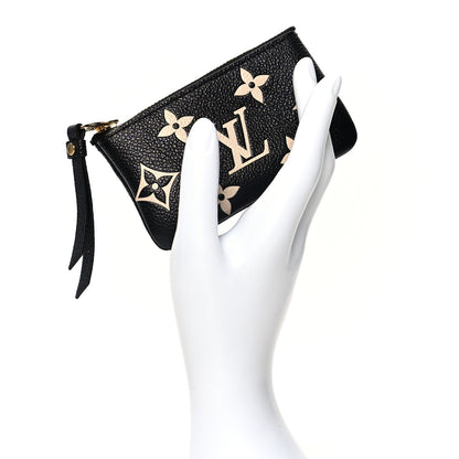 Louis Vuitton Empreinte Monogram Giant Key Pouch Black Beige 2 of 7
