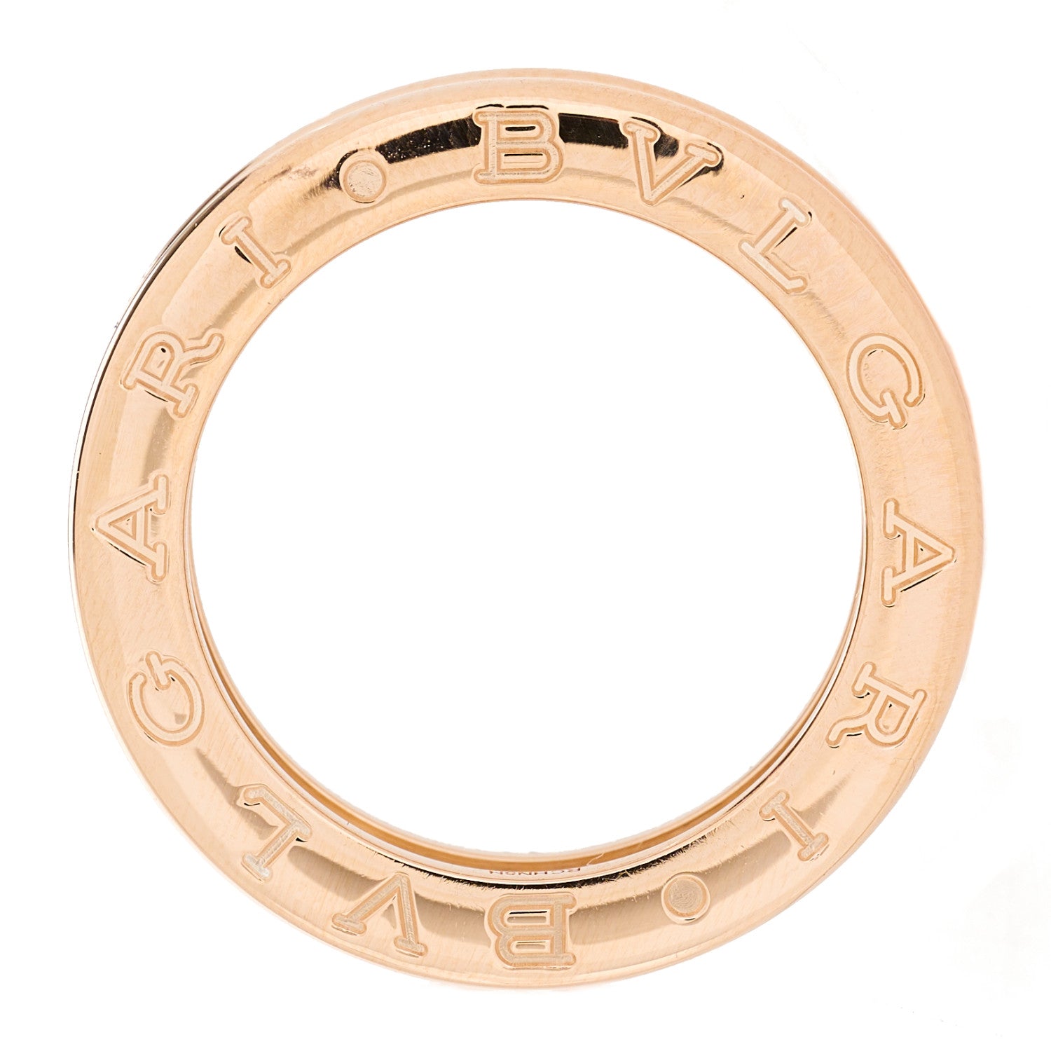 Bulgari 18K Rose Gold B.Zero1 One-Band Ring 50 5.25 7 of 7
