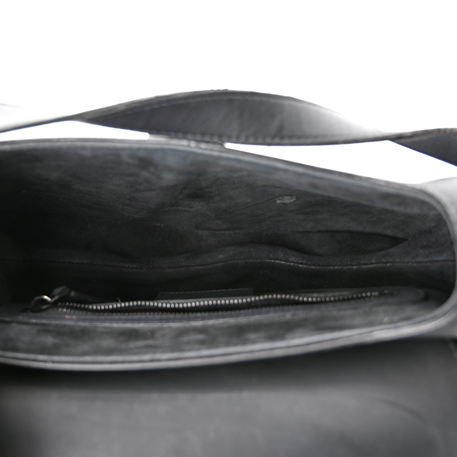 Christian Dior Ultra Matte Calfskin Saddle Bag Black 5 of 11