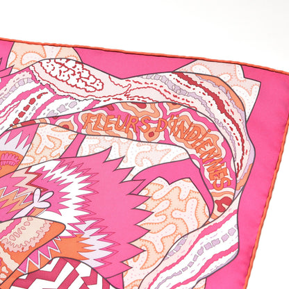 Hermes Silk Fleurs D Indiennes Scarf 90 5 of 7