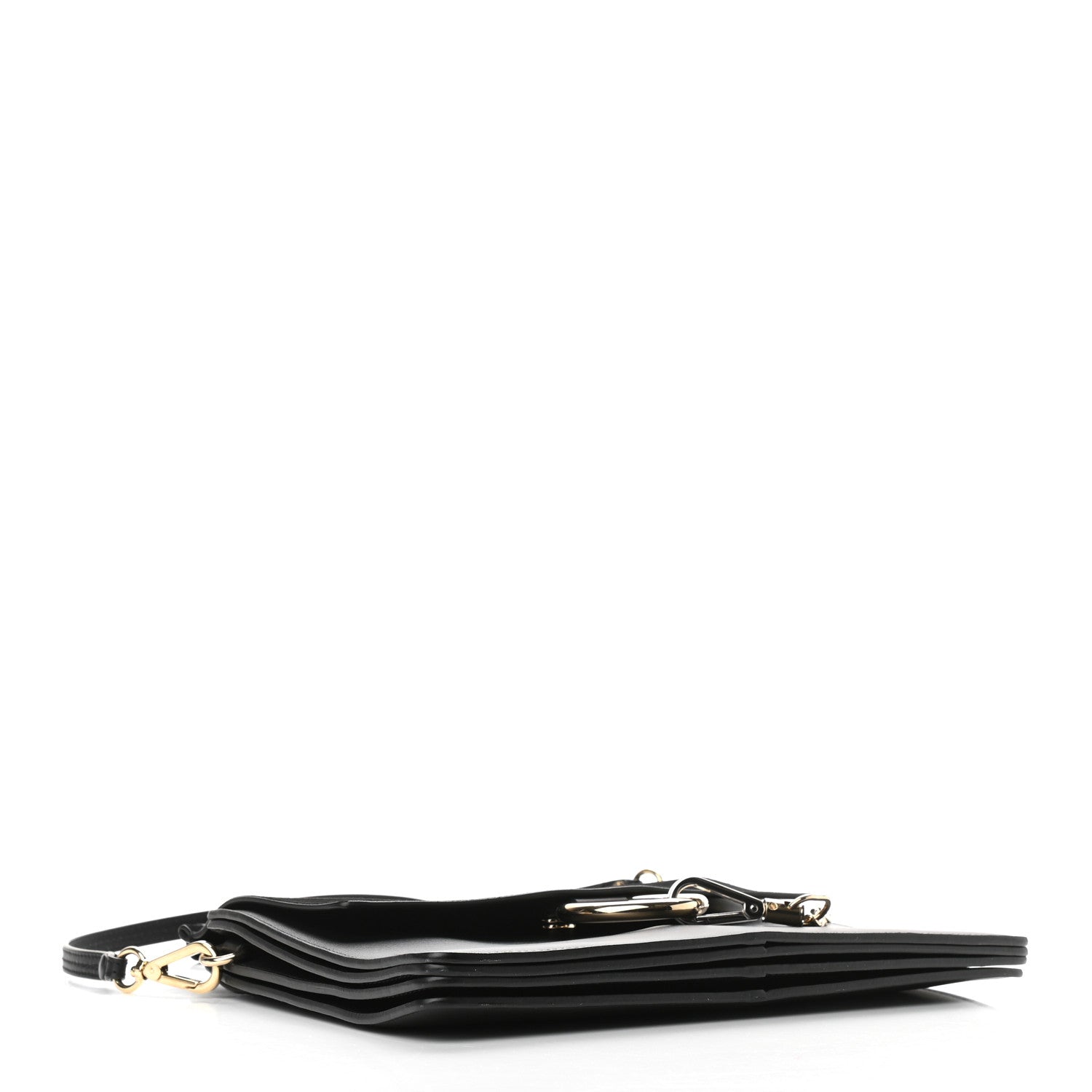 Chloe Suede Calfskin Medium Faye Shoulder Bag Black 4 of 11