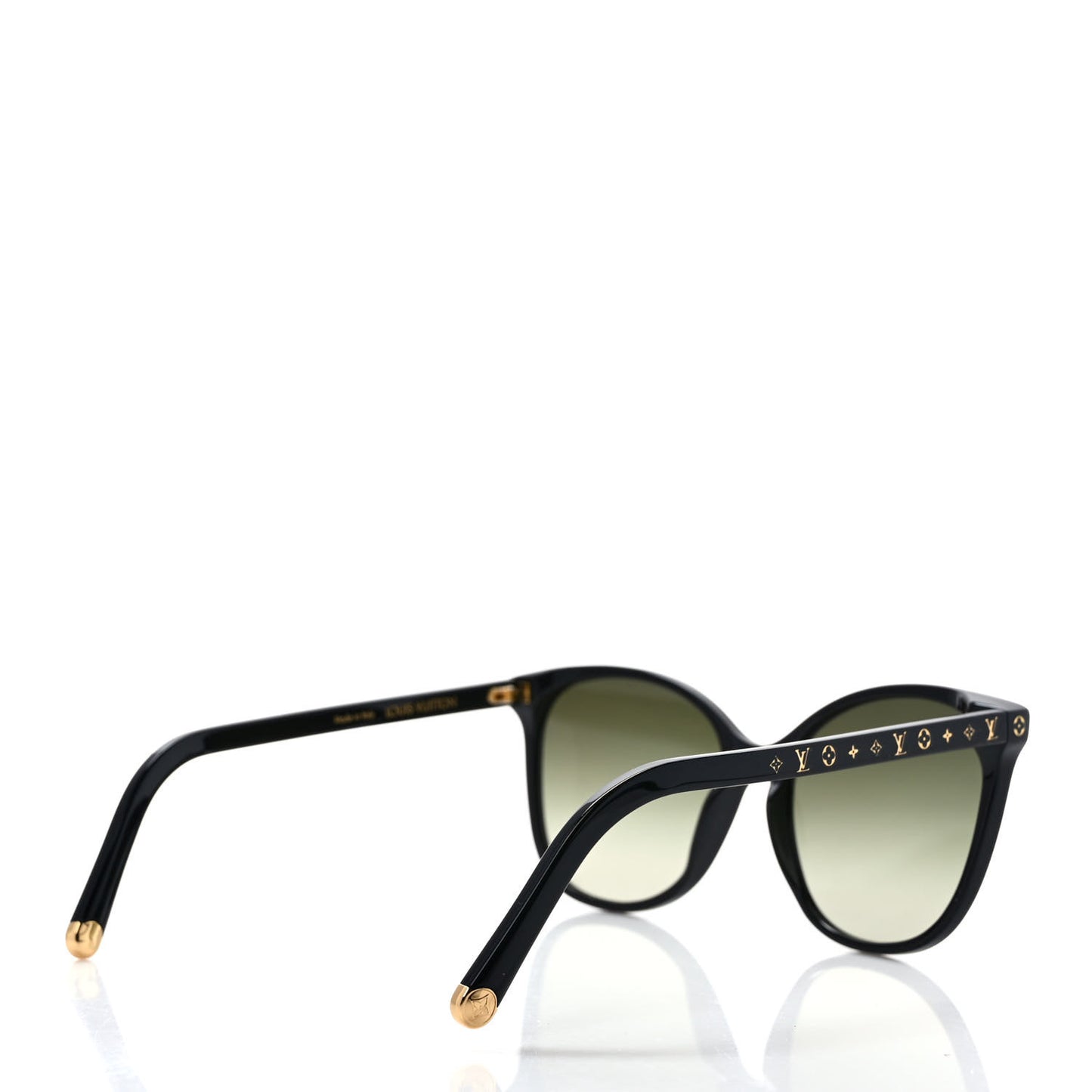 Acetate My Monogram Light Cat Eye Sunglasses Z1657W Black