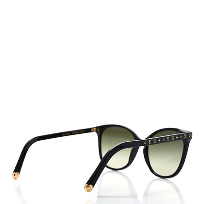 Louis Vuitton Acetate My Monogram Light Cat Eye Sunglasses Z1657W Black 4 of 7