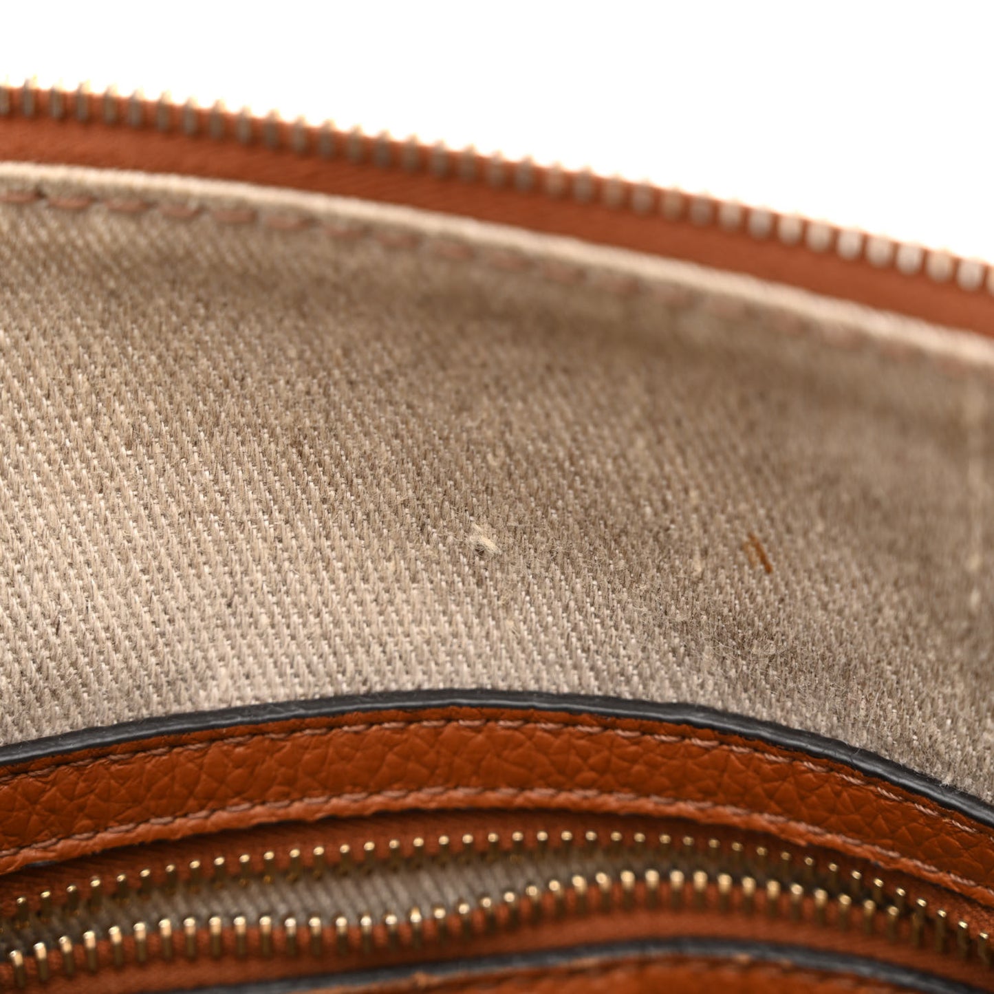 Calfskin Small Marcie Satchel Tan