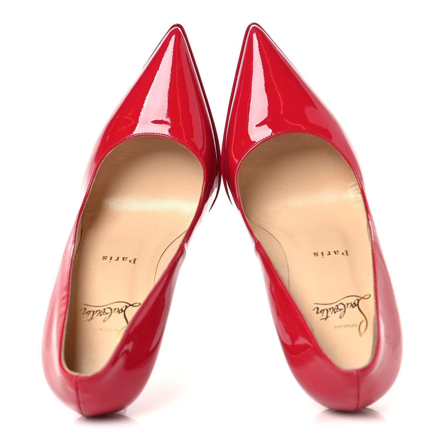 Christian Louboutin Patent Pigalle Plato 120 Pumps 38.5 Hot Pink 2 of 8