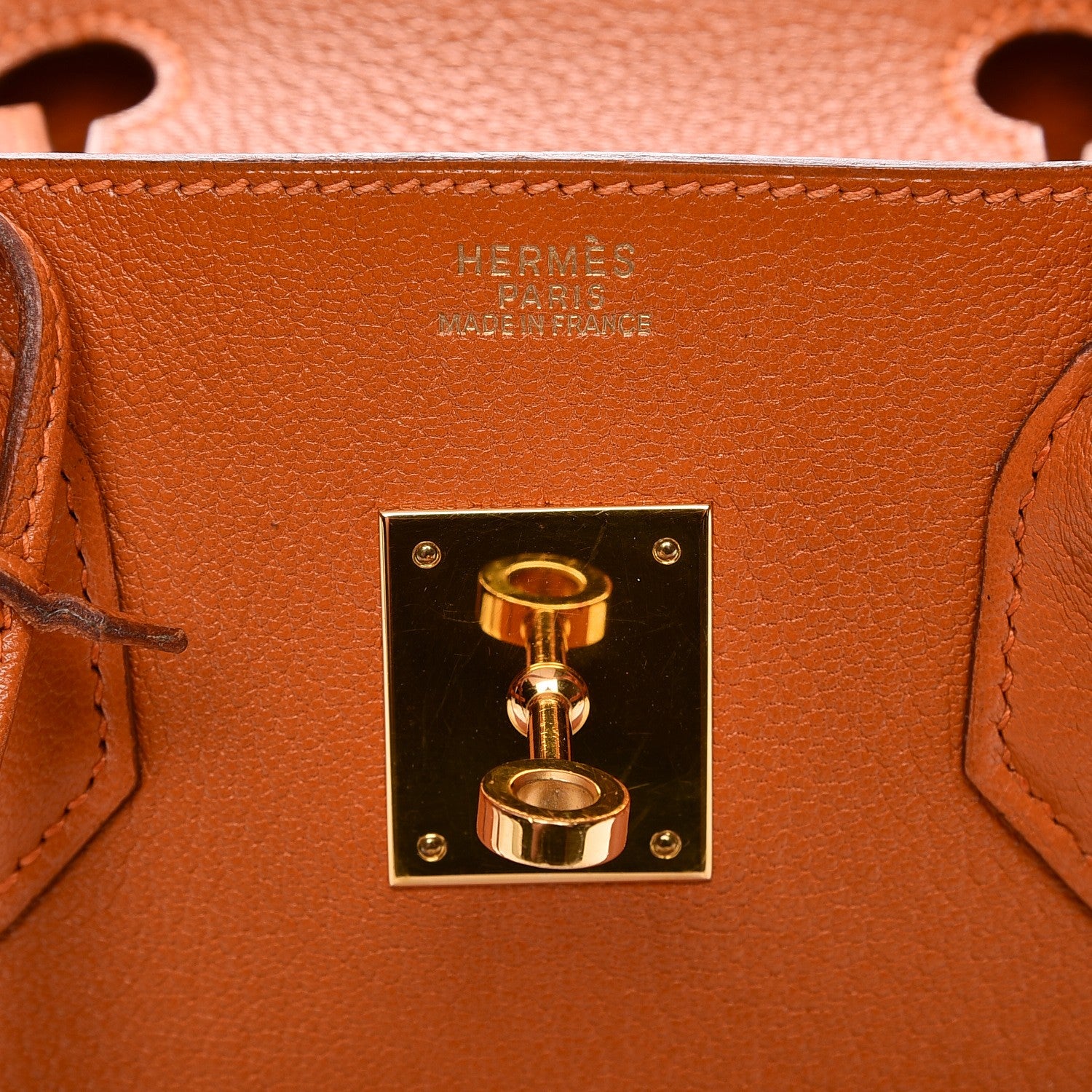 Hermes Chevre de Coromandel Birkin 30 Potiron 8 of 26