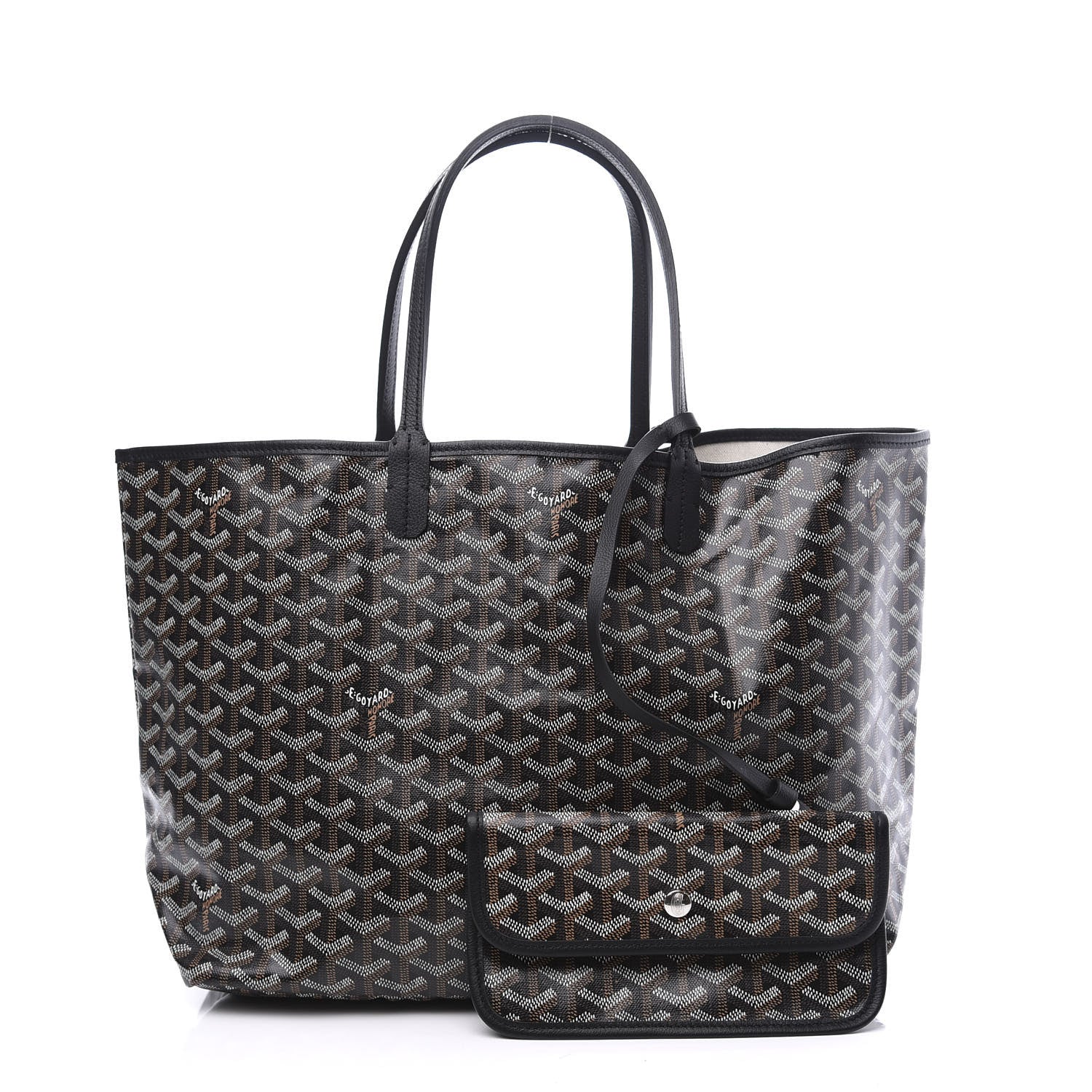 Goyard Goyardine Saint Louis PM Black 1 of 9