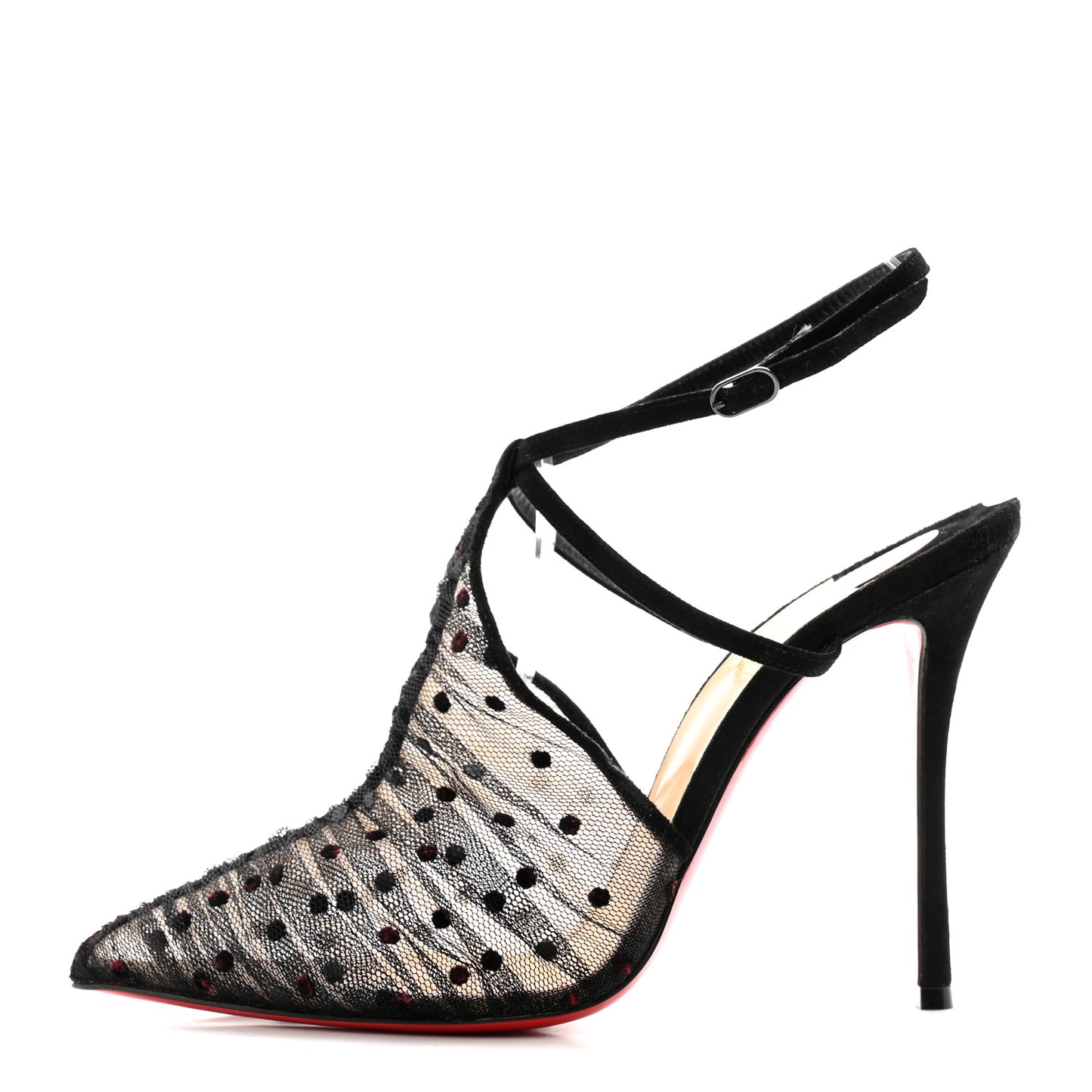 Tulle Suede Acide Lace 100 Pumps 39 Black