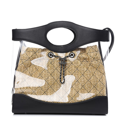 Chanel Calfskin PVC Quilted 31 Bag Black 1 of 10