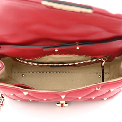 Valentino Garavani Nappa Candystud Crossbody Red 5 of 11