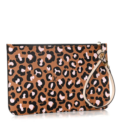 Louis Vuitton Monogram Giant Wild At Heart Neverfull MM Pochette Black 3 of 8