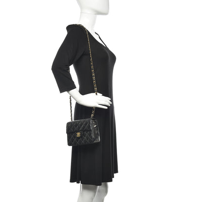 Chanel Lambskin Quilted Mini Square Flap Black 2 of 13