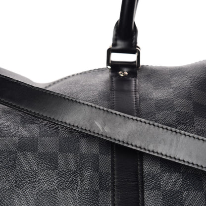 Louis Vuitton Damier Graphite Keepall Bandouliere 55 7 of 12