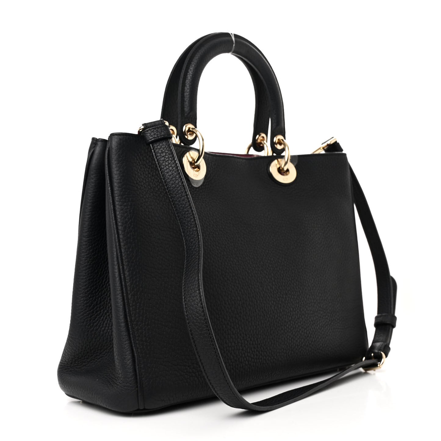 Bullcalf Medium Diorissimo Tote Black Rose Indien