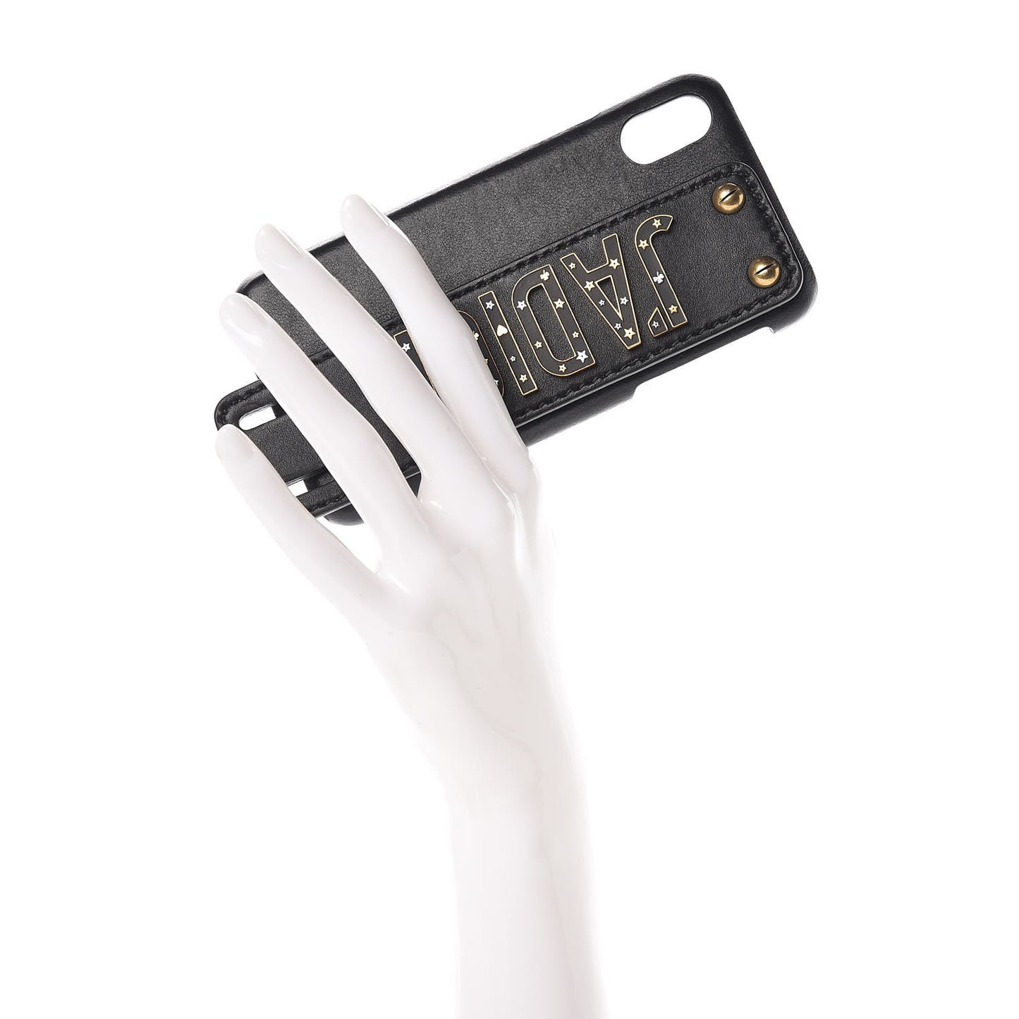 Calfskin J'adior Tech iPhone X Case Black