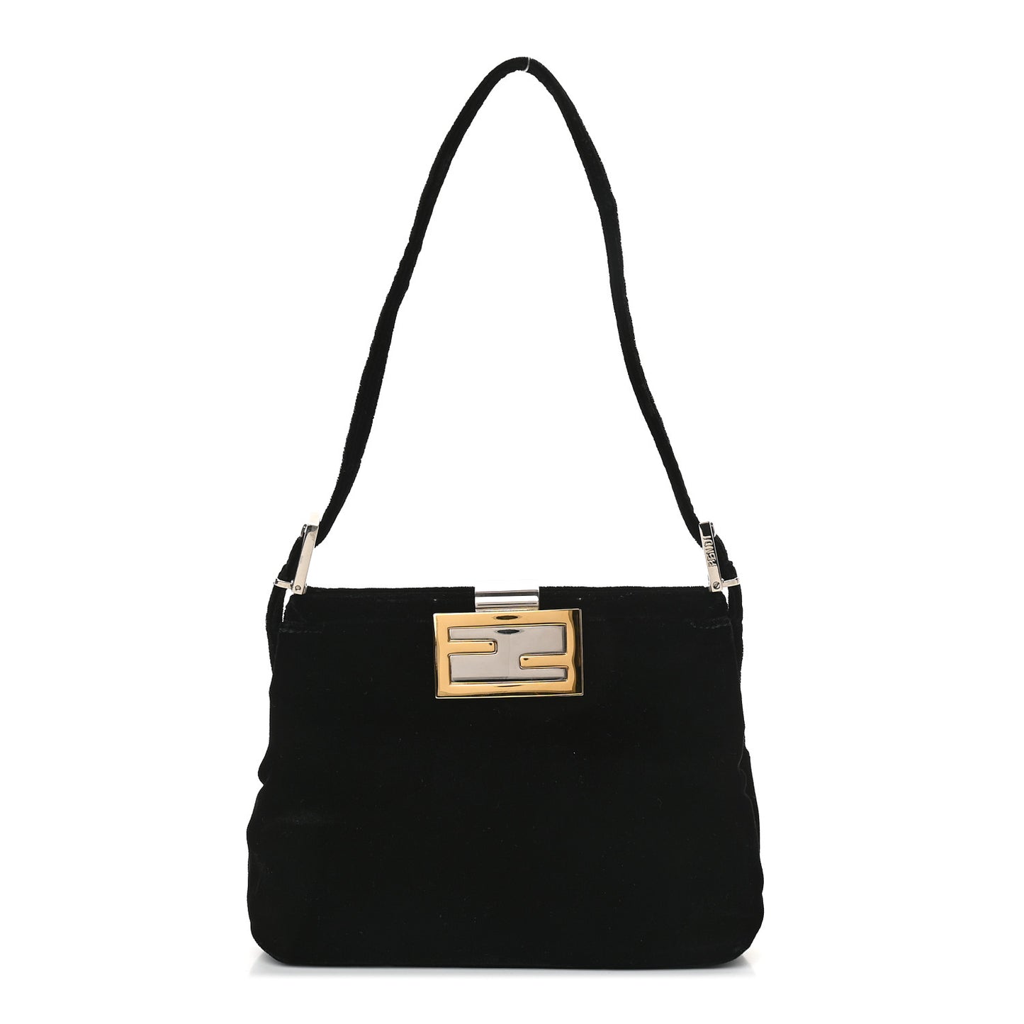 Velvet Shoulder Bag Black