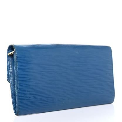 Louis Vuitton Epi Sarah Wallet Cyan 3 of 7