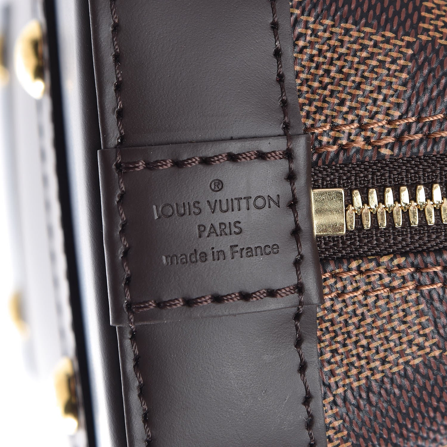 Louis Vuitton Damier Ebene Alma BB 6 of 9