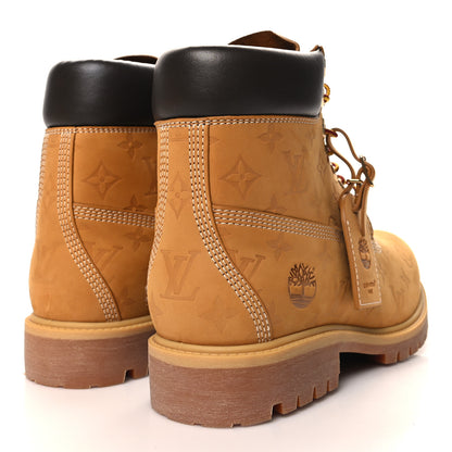 Louis Vuitton X Timberland Suede Calfskin Mens Ankle Boots 9.5 4 of 9